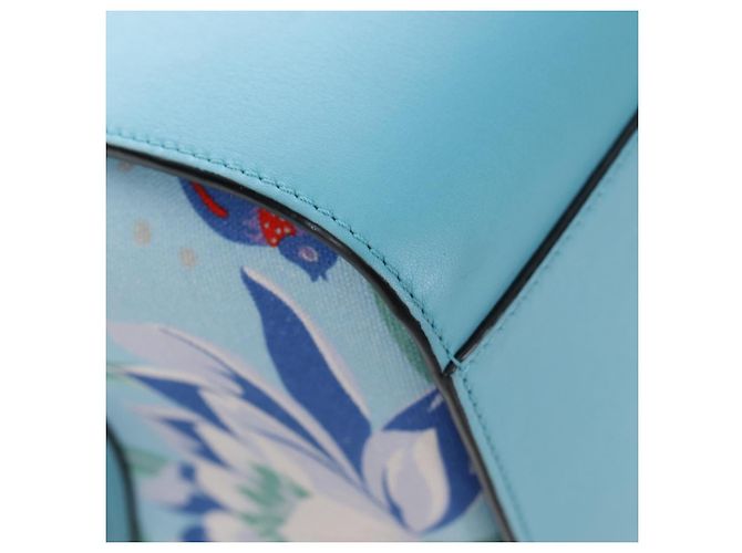 Borsa a mano LOEWE Hammock Flower in pelle Azzurro Auth 196827SAM Blu chiaro - vista 16
