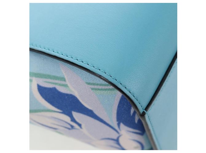 Borsa a mano LOEWE Hammock Flower in pelle Azzurro Auth 196827SAM Blu chiaro - vista 18