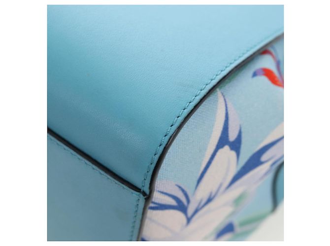Borsa a mano LOEWE Hammock Flower in pelle Azzurro Auth 196827SAM Blu chiaro - vista 19