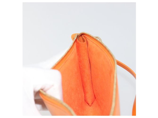 LOUIS VUITTON Epi Pochette Accessoires Orange Mandarin M5294H LV Auth 197554A - vista 17