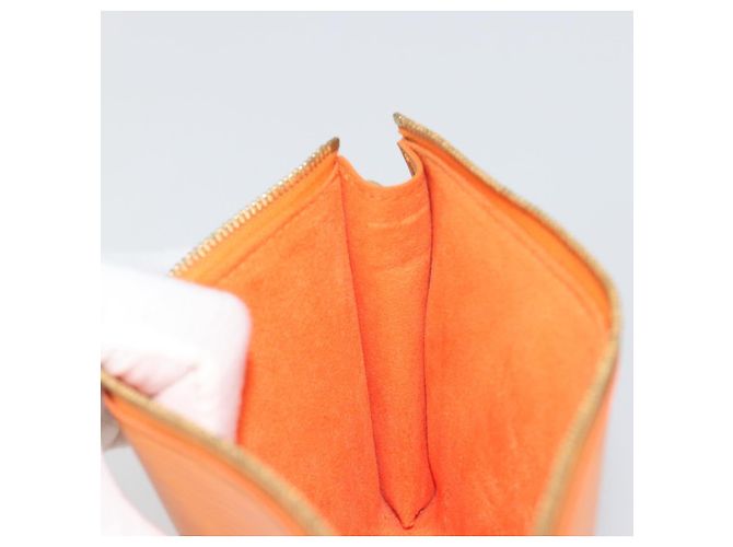 LOUIS VUITTON Epi Pochette Accessoires Orange Mandarin M5294H LV Auth 197554A - vista 18
