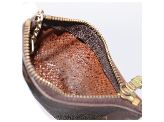 LOUIS VUITTON Monogram Pochette Cles Coin Purse M60033 LV Auth 197563 Monograma - vista 10