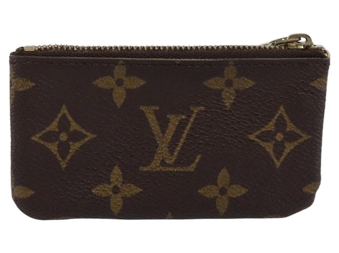 LOUIS VUITTON Monogram Pochette Cles Coin Purse M60033 LV Auth 197563 Monograma - vista 2