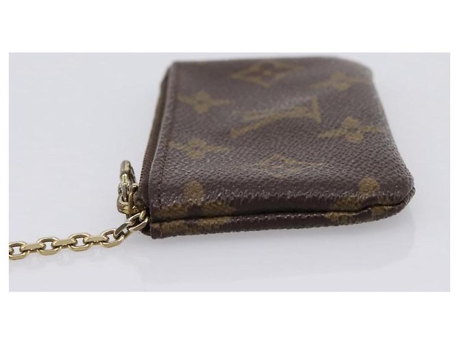 LOUIS VUITTON Monogram Pochette Cles Coin Purse M60033 LV Auth 197563 Monograma - vista 3