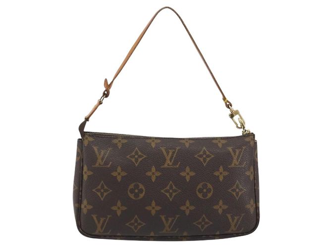 LOUIS VUITTON Monogram Pochette Accessoires Pouch M51980 LV Auth 197578 Monogramma - vista 2