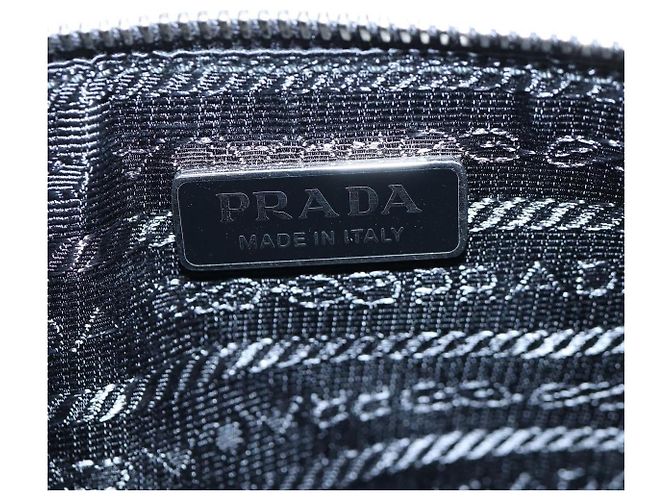 Bolso Tote PRADA de lunares en malla negra auténtico BA14815M Negro - vista 22
