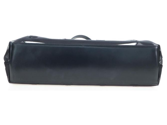 Bolso Tote PRADA de lunares en malla negra auténtico BA14815M Negro - vista 5
