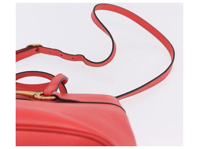 Borsa a mano GUCCI in pelle 2way Rosso Oro 319795 Auth 198375V D'oro - vista 15