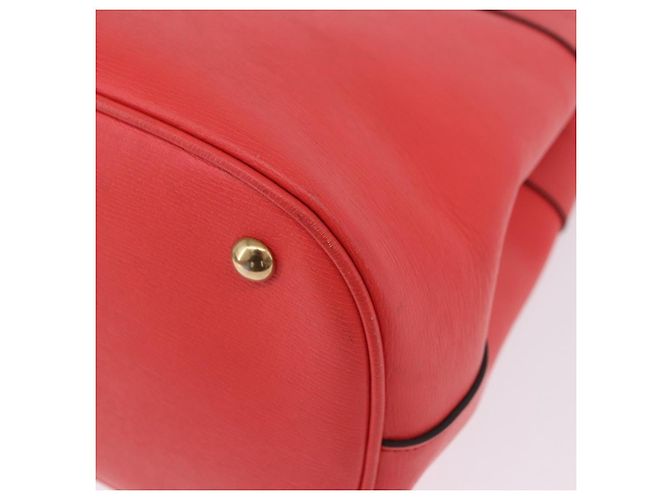 Borsa a mano GUCCI in pelle 2way Rosso Oro 319795 Auth 198375V D'oro - vista 19