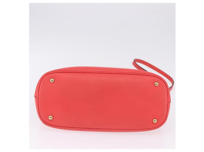 Borsa a mano GUCCI in pelle 2way Rosso Oro 319795 Auth 198375V D'oro - vista 6