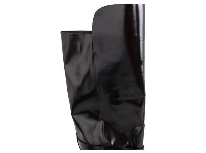 Botas Tod's de charol negro - vista 4