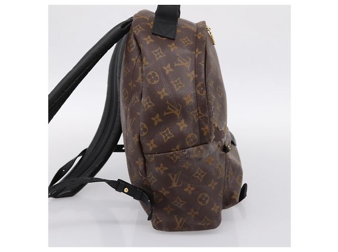 Zaino LOUIS VUITTON Monogram Palm Springs MM M44874 LV Auth 198473 Monogramma - vista 3