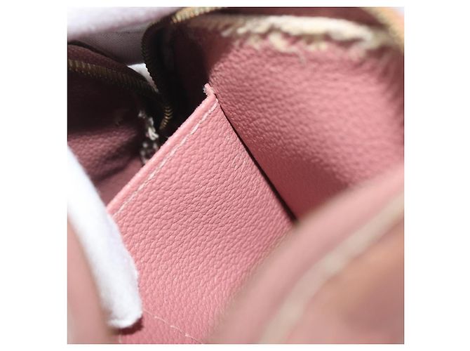 LOUIS VUITTON Monogram Vernis Ikat Flower Pochette Cosmetic M90046 Auth BA15040 Rosa - vista 12