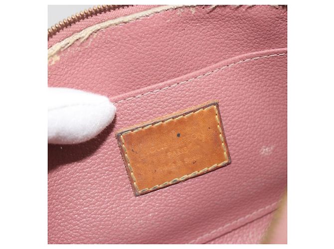 LOUIS VUITTON Monogram Vernis Ikat Flower Pochette Cosmetic M90046 Auth BA15040 Rosa - vista 17