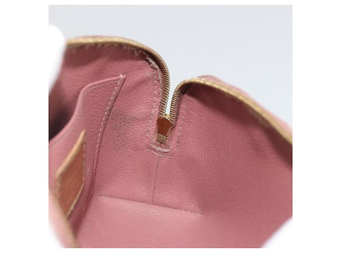 LOUIS VUITTON Monogram Vernis Ikat Flower Pochette Cosmetic M90046 Auth BA15040 Rosa - vista 18