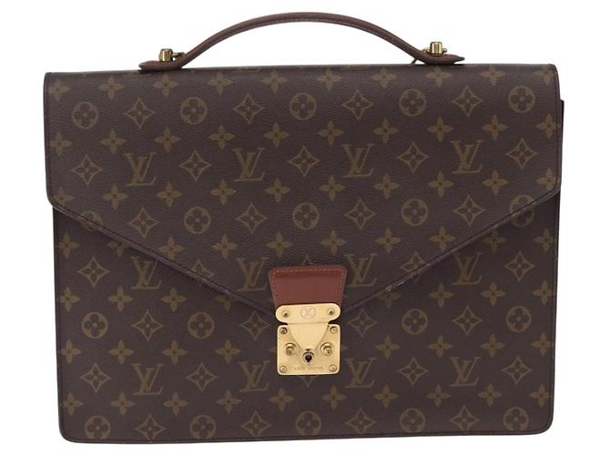LOUIS VUITTON Monogram Porte Documents Bandouliere Bag M53338 LV Auth 197053 Monogramma - vista 13