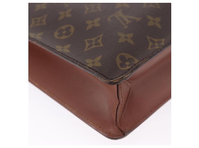 LOUIS VUITTON Monogram Porte Documents Bandouliere Bag M53338 LV Auth 197053 Monogramma - vista 17