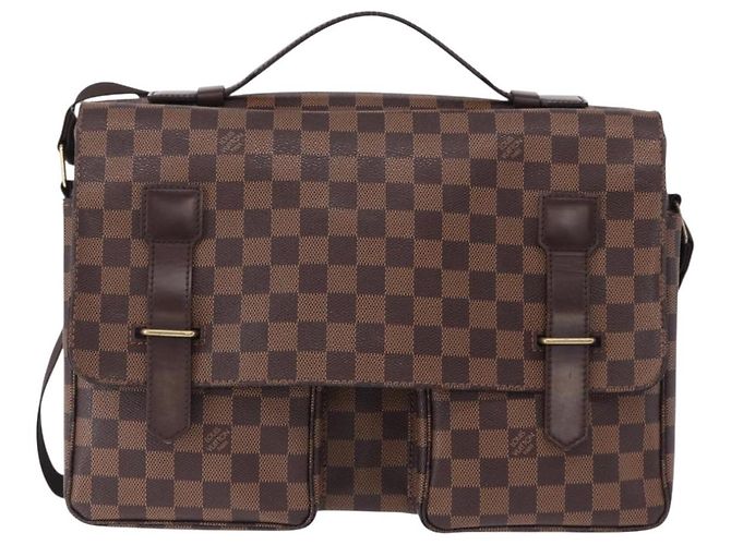 LOUIS VUITTON Damier Ebene Broadway Shoulder Bag N42270 LV Auth 198343 - vista 13