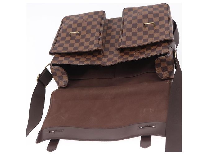 LOUIS VUITTON Damier Ebene Broadway Shoulder Bag N42270 LV Auth 198343 - vista 9