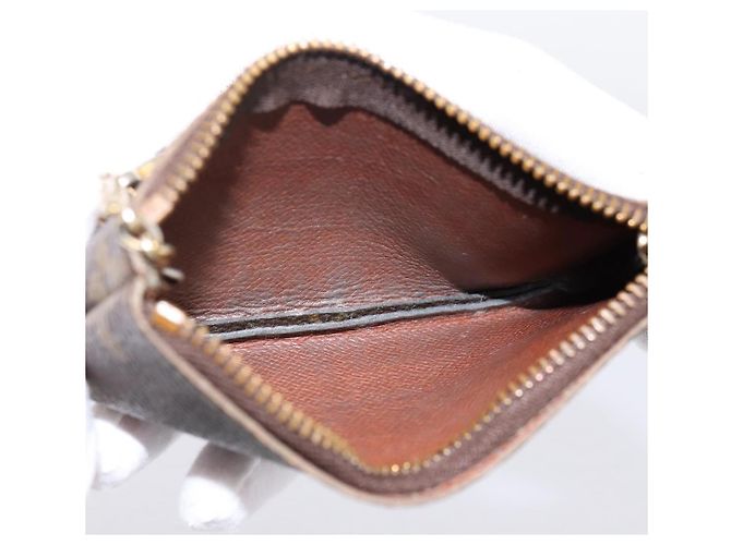 LOUIS VUITTON Monogram Pochette Cles Coin Purse M60033 LV Auth 197562 Monogramma - vista 10
