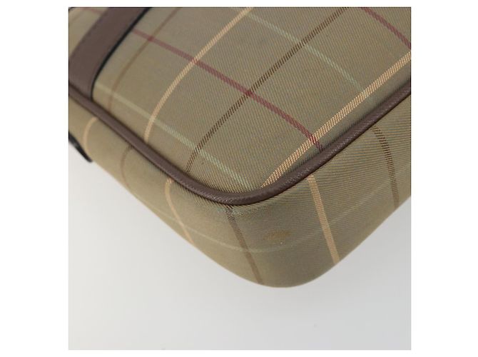 Borsa a tracolla Burberrys Nova Check Canvas Beige Tono Oro Auth BA14774 - vista 16