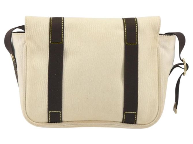 Borsa LOUIS VUITTON Antigua Buzas PM Canvas White Brown M40042 LV Auth bs36763 Marrone Bianco - vista 2
