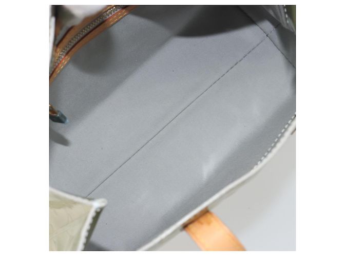 LOUIS VUITTON Monogram Vernis Reade PM Hand Bag Gris M91145 LV Auth am12277V Grigio - vista 10