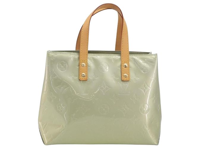 LOUIS VUITTON Monogram Vernis Reade PM Hand Bag Gris M91145 LV Auth am12277V Grigio - vista 13
