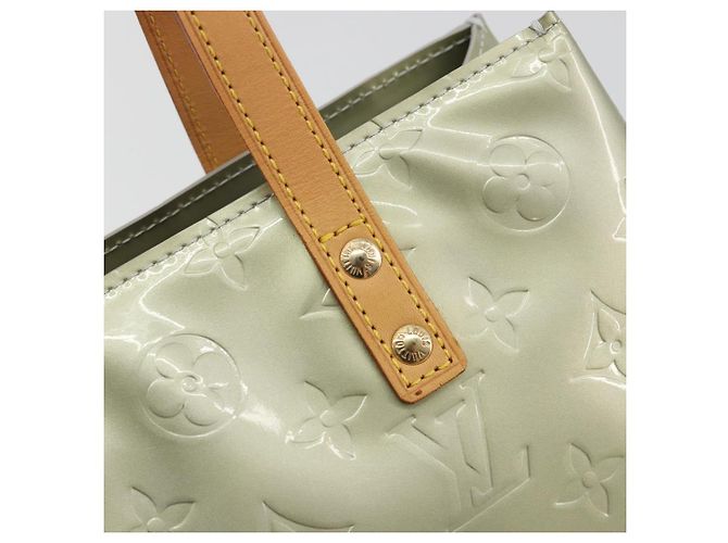 LOUIS VUITTON Monogram Vernis Reade PM Hand Bag Gris M91145 LV Auth am12277V Grigio - vista 18