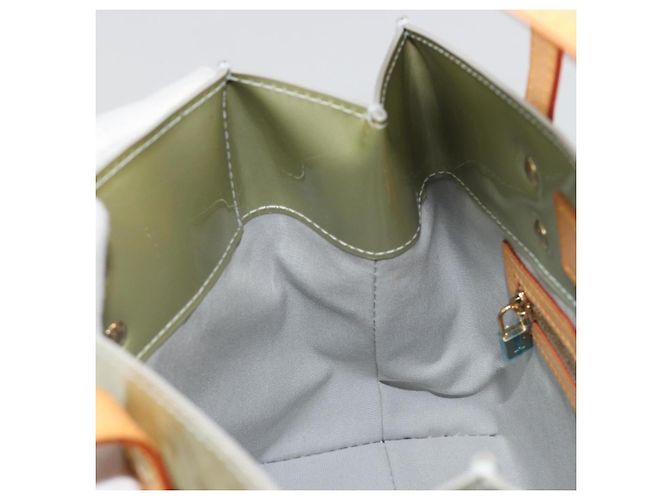 LOUIS VUITTON Monogram Vernis Reade PM Hand Bag Gris M91145 LV Auth am12277V Grigio - vista 21
