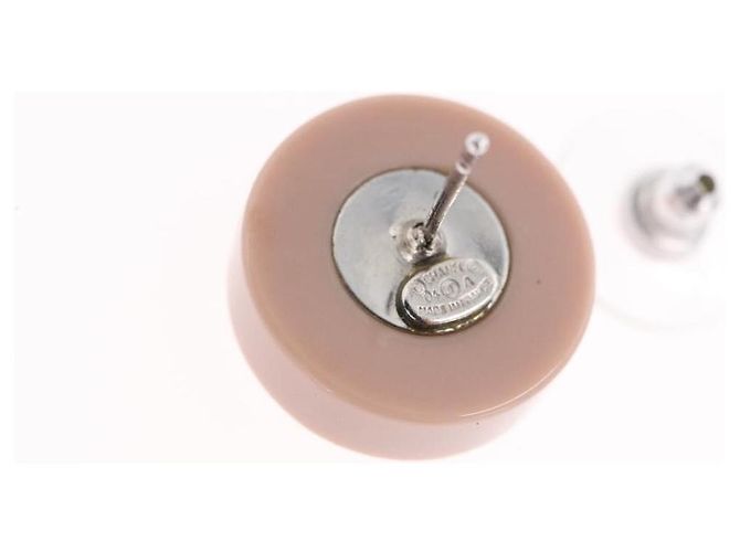 CHANEL Pierce Plastic Pink CC Auth 198812A - Ansicht 12