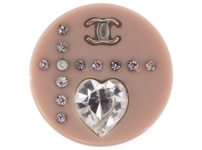 CHANEL Pierce Plastic Pink CC Auth 198812A - Ansicht 3