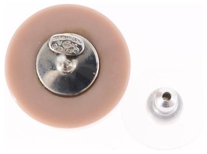 CHANEL Pierce Plastic Pink CC Auth 198812A - Ansicht 5
