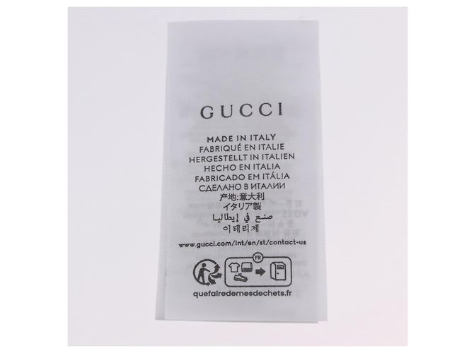 Sciarpa GUCCI GG Canvas Seta Collaborazione Higuchi Yuko Beige Auth 197171M - vista 15