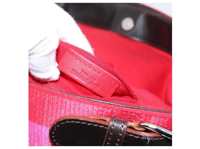 Borsa a mano LOEWE in pelle nera argento autentica ep15767 Nero - vista 12