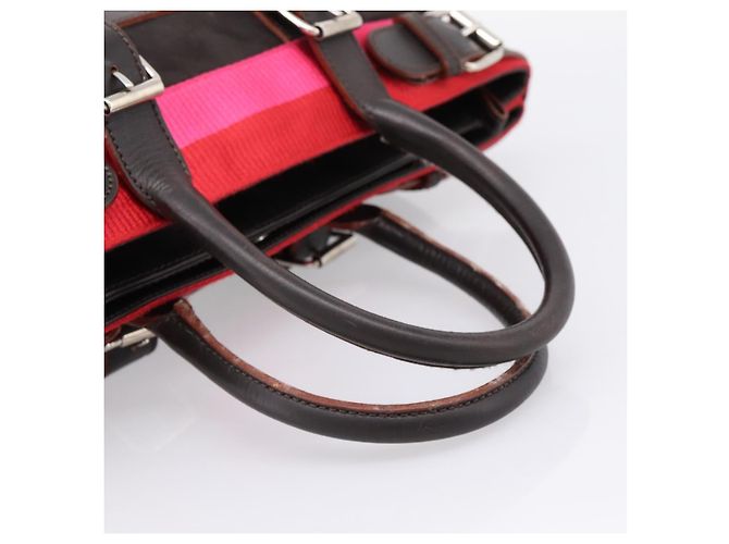 Borsa a mano LOEWE in pelle nera argento autentica ep15767 Nero - vista 7