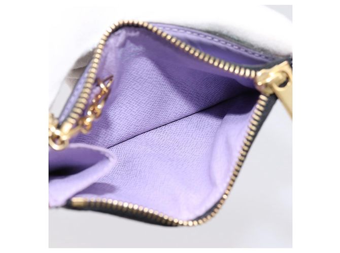 LOUIS VUITTON Monogram Multicolor Pochette Cles NM Purse M60279 Auth 198771V Noir - vue 10