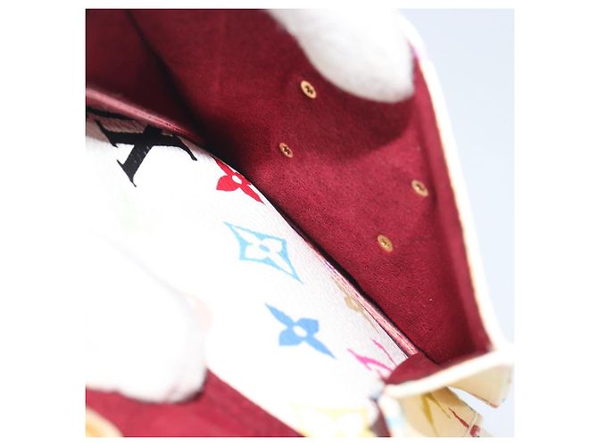 LOUIS VUITTON Monogram Multicolor Speedy 30 Handtasche White M92643 LV Auth BA14767V Weiß - Ansicht 24