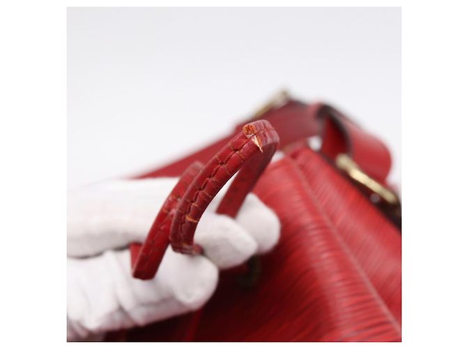 LOUIS VUITTON Epi Noe Schultertasche Rot M44007 LV Auth 196315 - Ansicht 10