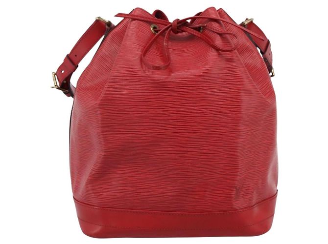 LOUIS VUITTON Epi Noe Schultertasche Rot M44007 LV Auth 196315 - Ansicht 13