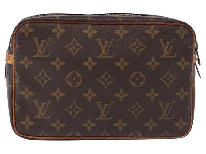 LOUIS VUITTON Monogram Compiegne 23 Clutch Bag M51847 LV Auth ep15682 Monogramma - vista 2