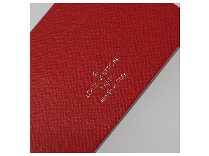 LOUIS VUITTON Ciondolo Borsa Epi Petite Malle Rosso LV Auth 195949M - vista 8