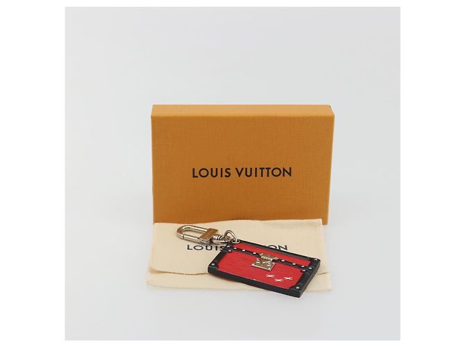 LOUIS VUITTON Ciondolo Borsa Epi Petite Malle Rosso LV Auth 195949M - vista 9