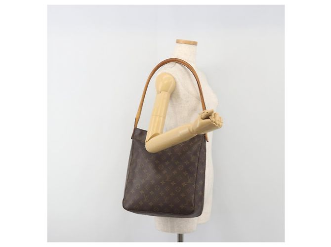 Borsa a tracolla LOUIS VUITTON Monogram Looping GM M51145 LV Auth 197055 Monogramma - vista 22