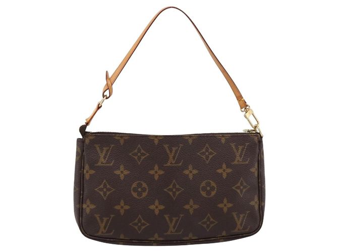LOUIS VUITTON Monogram Pochette Accessoires Pouch M51980 LV Auth ka5762V Monogramma - vista 2