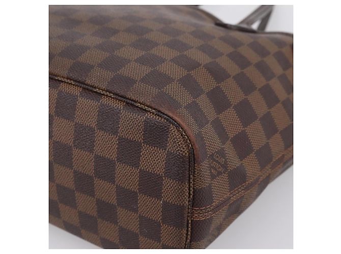 Borsa Tote LOUIS VUITTON Damier Ebene Neverfull PM N51109 LV Auth 197447 - vista 14