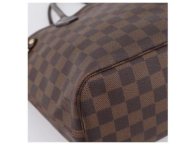 Borsa Tote LOUIS VUITTON Damier Ebene Neverfull PM N51109 LV Auth 197447 - vista 15