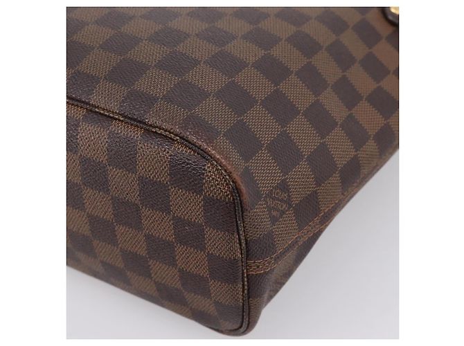 Borsa Tote LOUIS VUITTON Damier Ebene Neverfull PM N51109 LV Auth 197447 - vista 16