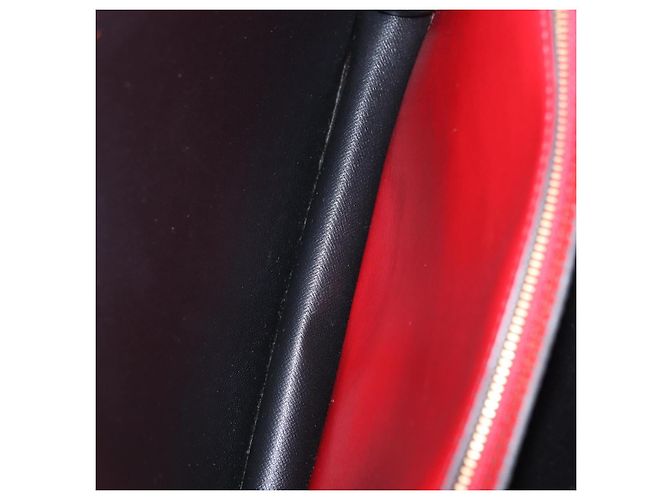 Borsa a mano LOUIS VUITTON Epi Bicolor Varenne Nero Rosso M52387 LV Auth 194393 - vista 10