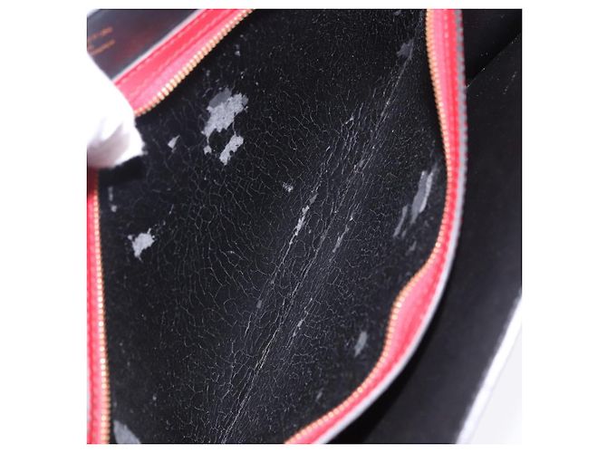 Borsa a mano LOUIS VUITTON Epi Bicolor Varenne Nero Rosso M52387 LV Auth 194393 - vista 11